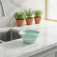 Collapsible Silicone Ice Basin