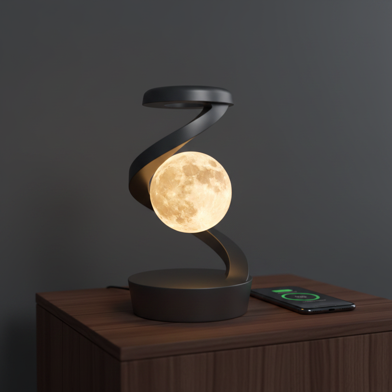 Rotating Moon Desk Lamp - Product Image